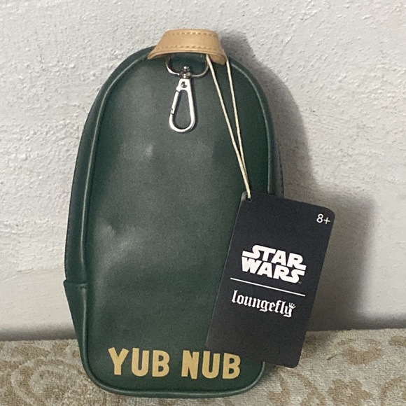Star ⭐️ Wars/Loungefly/Ewok bag+REY/JYN POP Funko 5”